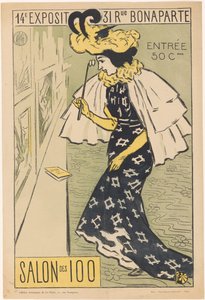 Affiche pour la quatorzième exposition du Salon des 100