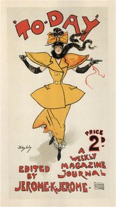 Journal To-Day, édité par Jerome K. Jerome, affiche, 1895