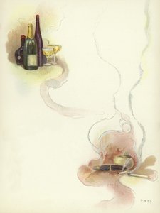 Vin et cigares à l