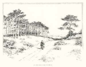 Sur la route près de Hindhead