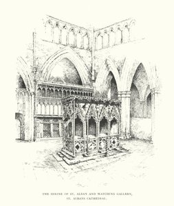 Le sanctuaire de Saint Alban et la galerie de surveillance, cathédrale de St Albans - Duncan Moul