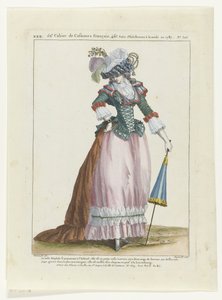 Gallerie des Modes et Costumes Français, 1787. HHH.325: La Belle Omphale