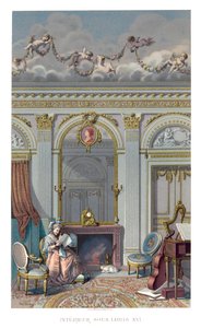 Intérieur sous Louis XVI, 1885 - Durin