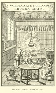 Une cuisine néerlandaise en 1746 - Dutch School