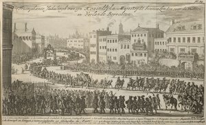Une procession pour le roi Guillaume III