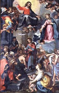 Baptême du Christ, dans le style de Barocci - Dutch School