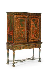Cabinet de collectionneur sur pied, c.1700-30