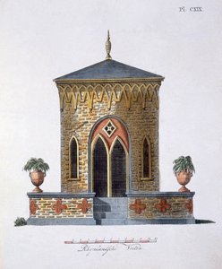 Décorations de jardin, du Magazine of Garden Gems par G. van Laar, publié en 1802