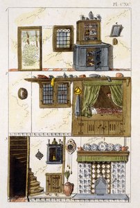 Illustration du Magazine of Garden Gems par G Van Laar, 1802 - Dutch School