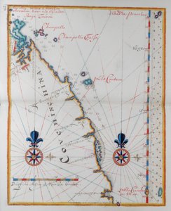 Carte de la Cochinchine, Asie