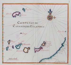Carte des Îles Canaries