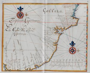 Carte du Cap de Bonne-Espérance (cabo da Boa Esperança)