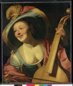 Le Joueur de viole de gambe - Dutch School