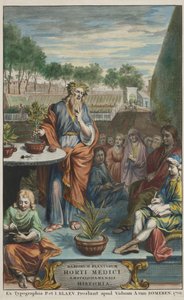 Page de titre de "Horti Medici Amstelodamensis Rariorum Plantarum Historia" vol. II, par Jan Commelin et Caspar Commelin - Dutch School
