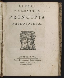 Page de titre de Principia philosophiae par René Descartes