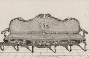 Canapé, seconde moitié du XVIIIe siècle