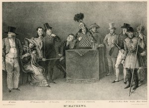 M. Mathews : portraits de lui dans ses différents personnages dans le divertissement appelé Invitations