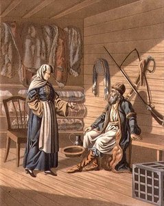 Un cosaque de Grebensky, gravé par A. Manz - E. (after) Karnejeff