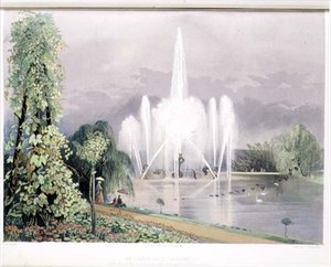 La Fontaine du Cheval de Rivière, Enville, pub. par Thomas McLean - E. Adveno Brooke