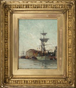 Le Zattere, Venise - E. Aubrey Hunt