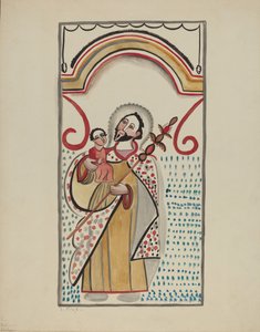 Détail du grand autel sur le mur est de l