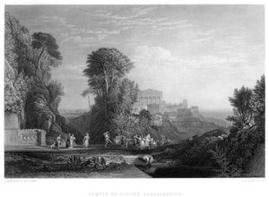 Temple de Jupiter Panhellenius, 19ème siècle