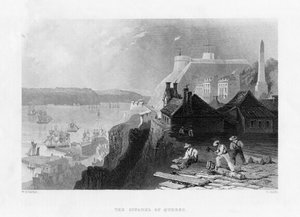 La citadelle de Québec, Canada, 19e siècle