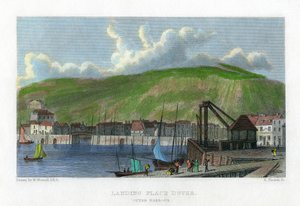 Lieu de débarquement, port extérieur, Douvres, Kent, 19e siècle