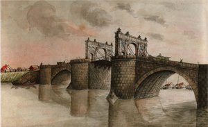 Le pont en pierre de Dorpat. Un monument de la grande restauratrice de Dorpat