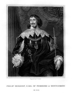 Philip Herbert, 4e comte de Pembroke, courtisan et politicien, 1828 - E. Scriven