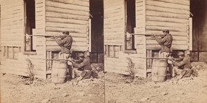Piquets colorés en service près de Dutch Gap, 1864