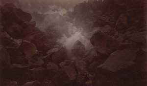Cratère du volcan, Quetzaltenango-Guatemala, 1875