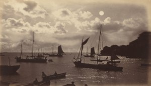 Effet de clair de lune - Baie de Panama, 1877 - Eadweard Muybridge