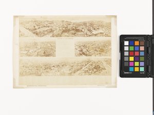 Clé du panorama de San Francisco, depuis California Street Hill - Eadweard Muybridge