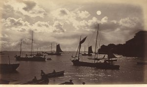 Effet de clair de lune - Baie de Panama - Eadweard Muybridge