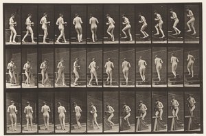 Planche 103. Tourner et monter des escaliers, pichet et gobelet en mains, 1872-1885