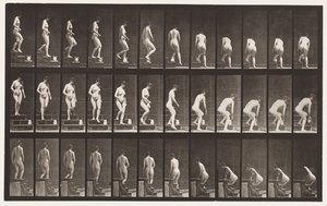Planche 149. Descendre les escaliers ; se pencher pour soulever un pichet, 1872-1885