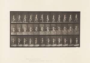 Courir et Sauter avec une Corde à Sauter, 1885 - Eadweard Muybridge