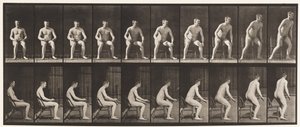 Planche 249. Se lever de la chaise - Eadweard Muybridge