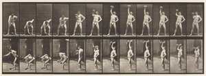 Plaque 320. Soulever un haltère de 50 lb - Eadweard Muybridge