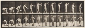 Planche 326. Soulever un haltère de 50 lb à bout de bras - Eadweard Muybridge