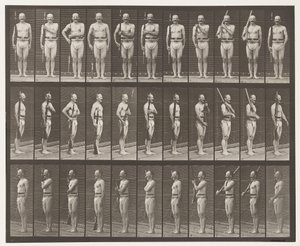 Épaule, ordre et porter les armes - Eadweard Muybridge