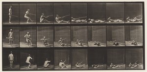 Couché sur le dos et tirant