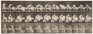 Planche 436. Faire un lit - Eadweard Muybridge
