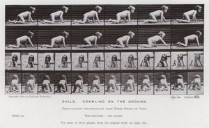 La Figure humaine en mouvement : Enfant, rampant sur le sol
