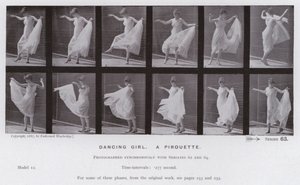 La figure humaine en mouvement : Danseuse, une pirouette