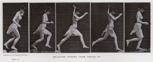 La figure humaine en mouvement : Phases sélectionnées de la série 54 - Eadweard Muybridge