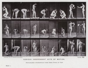 La figure humaine en mouvement : Divers actes indépendants de mouvement