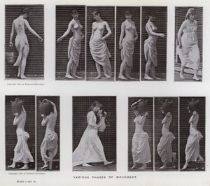 La figure humaine en mouvement : Diverses phases de mouvement