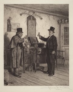 Un verre avec le gentilhomme campagnard - Eastman Johnson